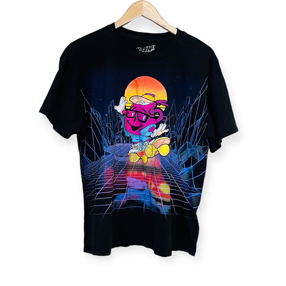 KOOL AID Man Retro Unisex Grunge Short Sleeve Graphic Tee MEDIUM